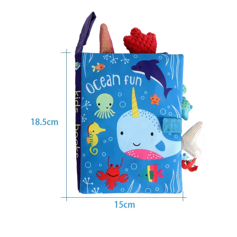 Baby Cloth Book with Tails