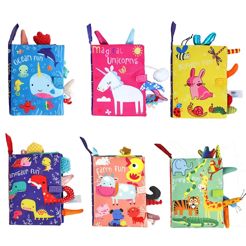 Baby Cloth Book with Tails