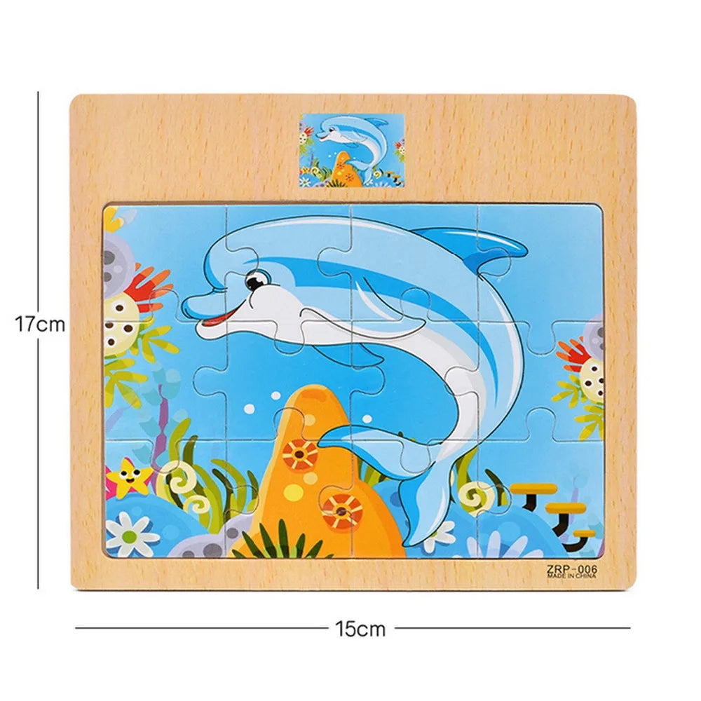 Wooden Puzzle Set for Toddlers