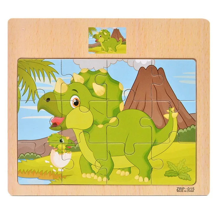 Wooden Puzzle Set for Toddlers