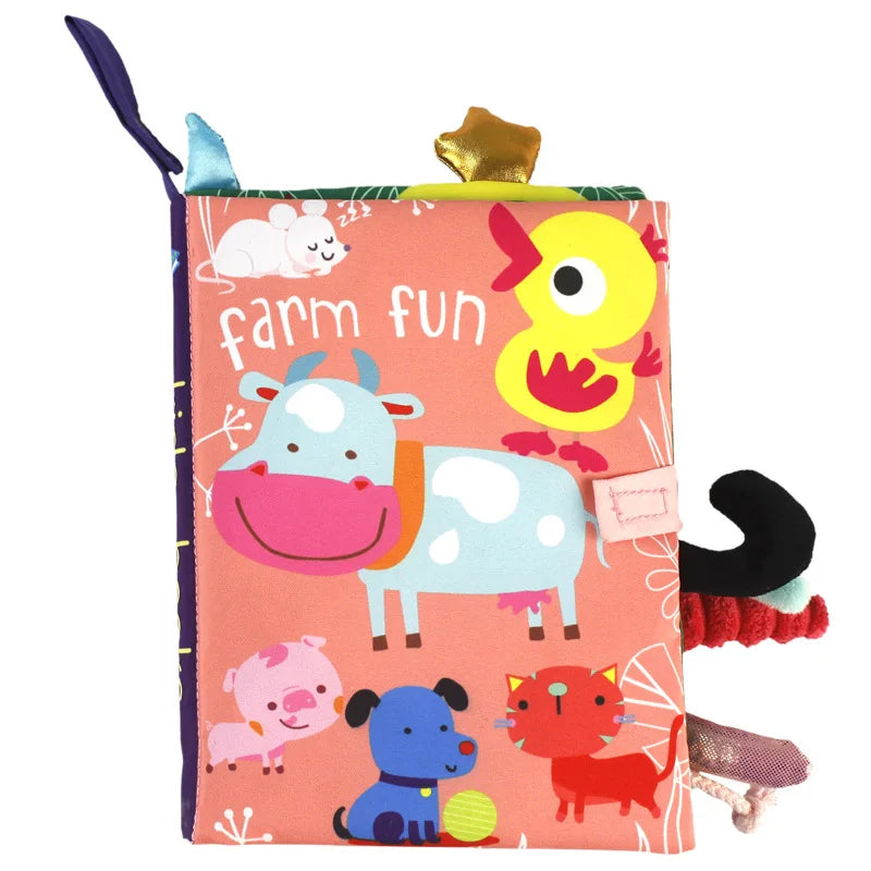 Baby Cloth Book with Tails