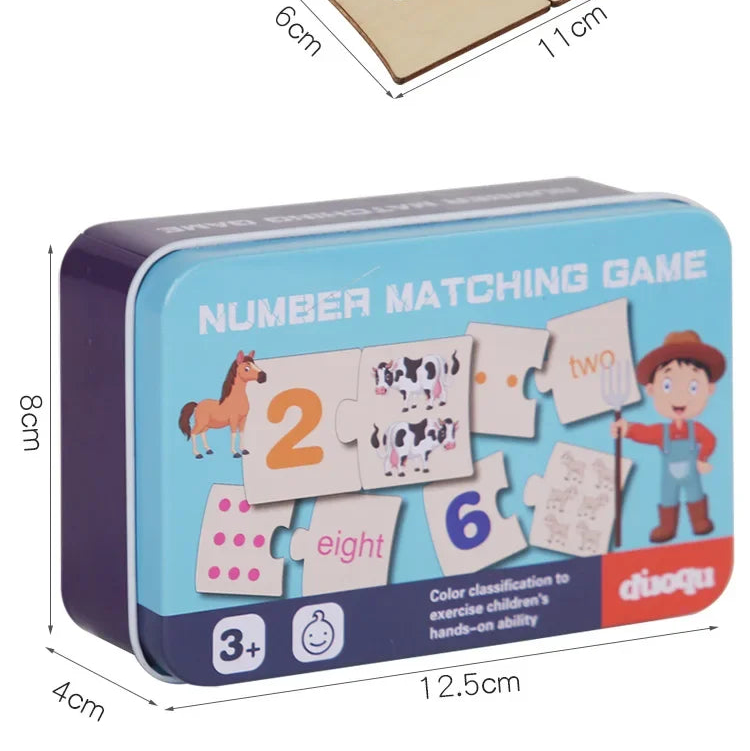 Wooden Math Puzzle for Toddlers