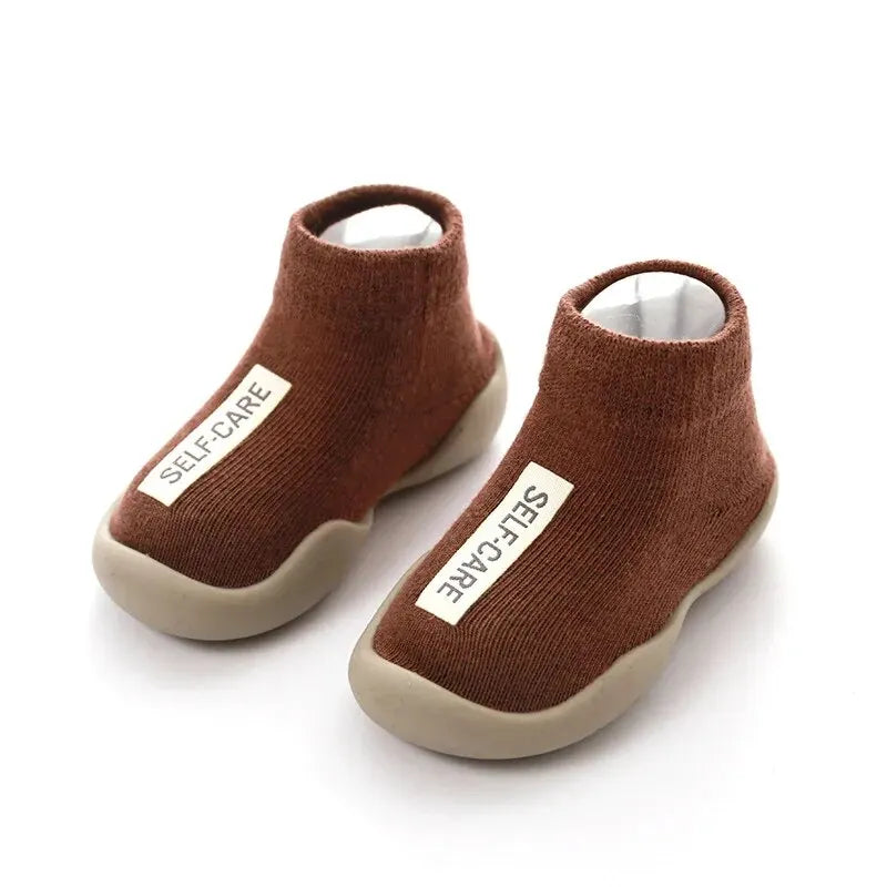 Soft Rubber Sole Baby Walker Shoes