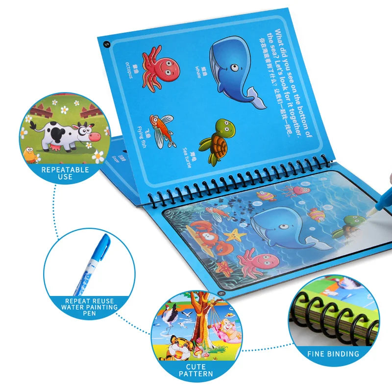 Reusable Magic Coloring Book