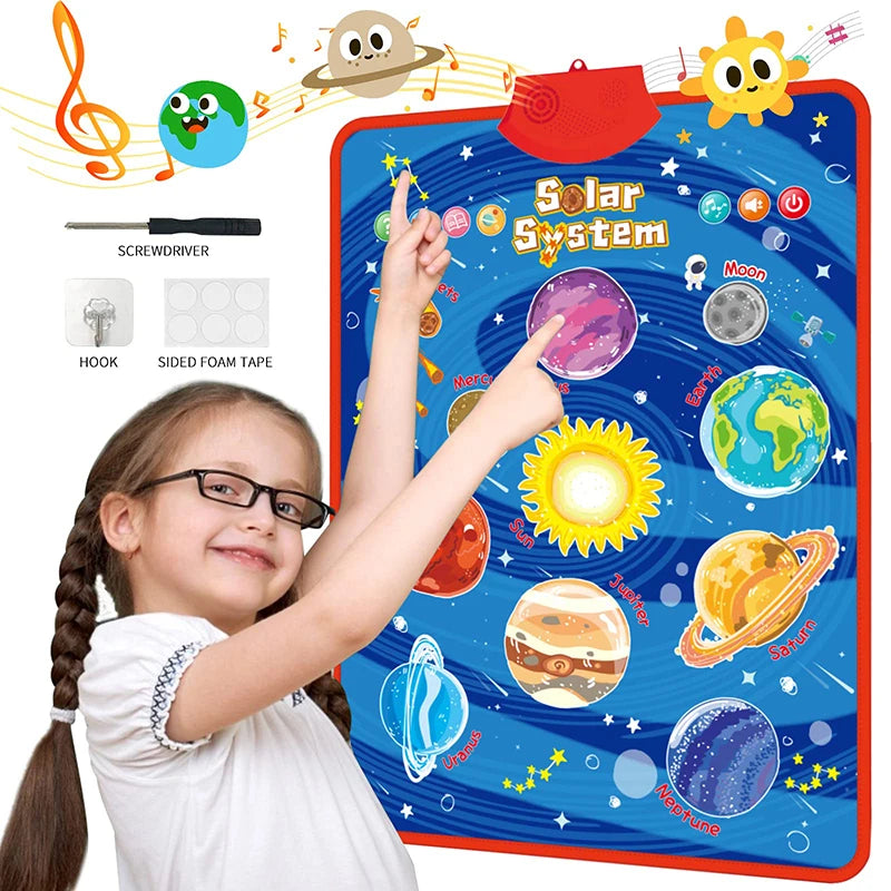 Fun Learning ABC & 123 Music Poster for Kids