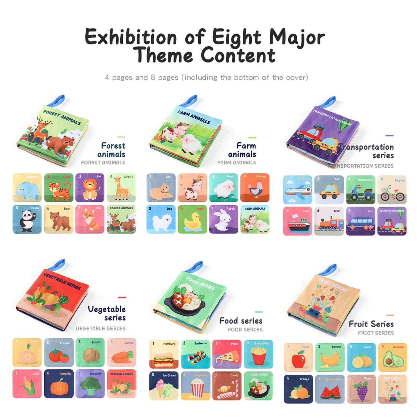 Soft cloth books for babies