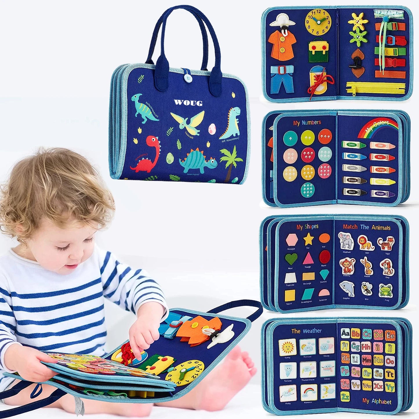Montessori Sensory Busy Board