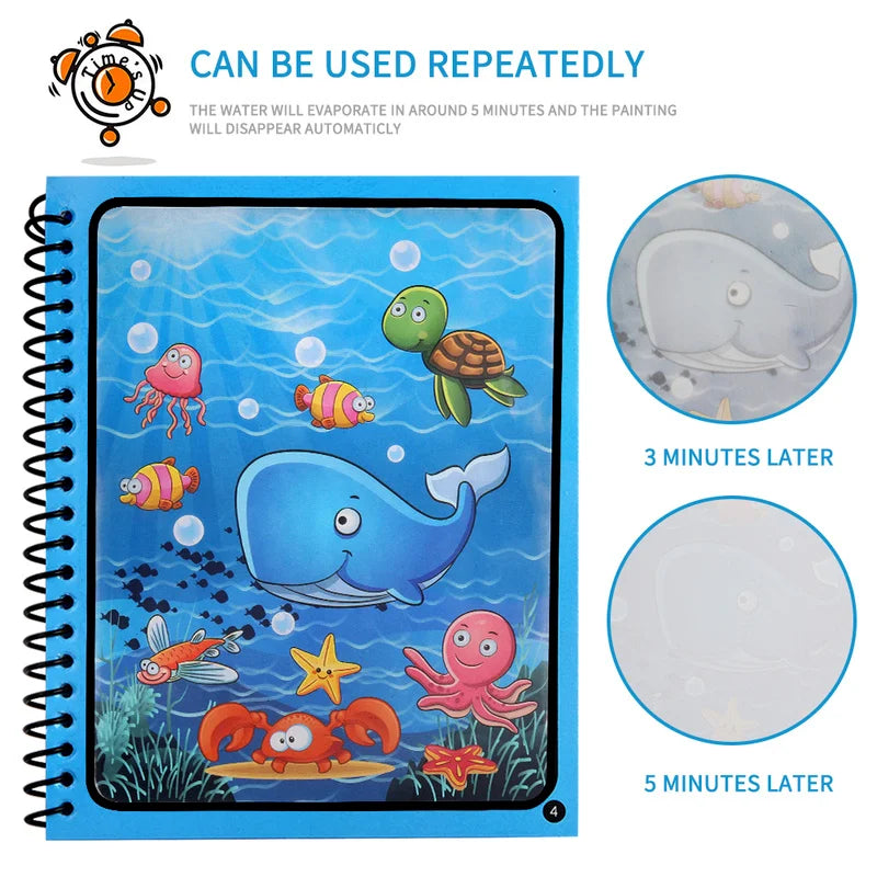 Reusable Magic Coloring Book