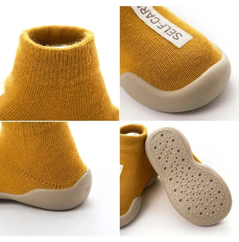 Soft Rubber Sole Baby Walker Shoes