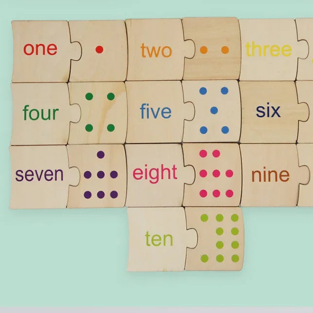 Wooden Math Puzzle for Toddlers