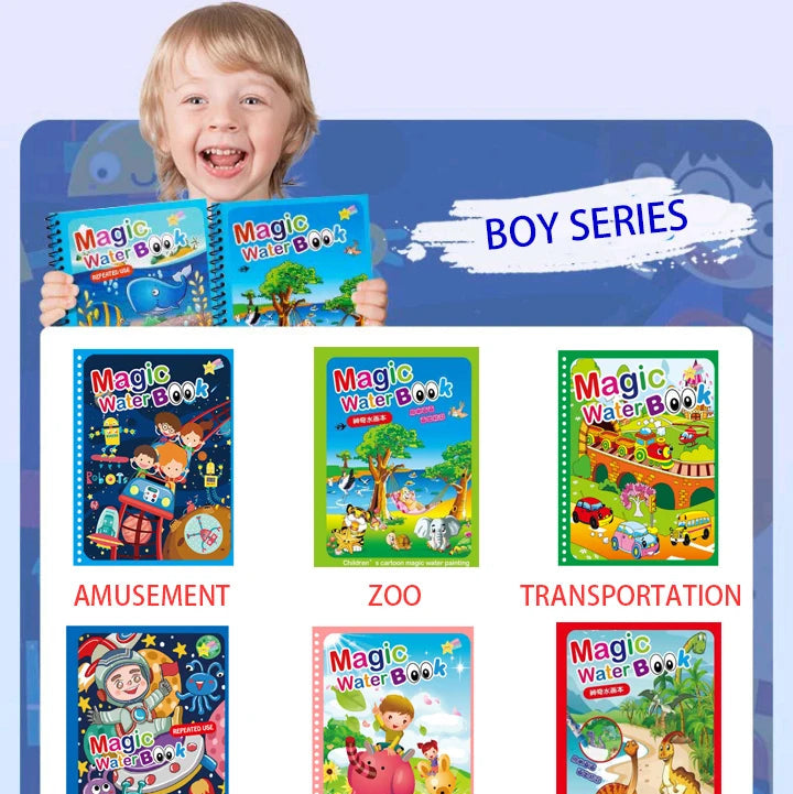Reusable Magic Coloring Book