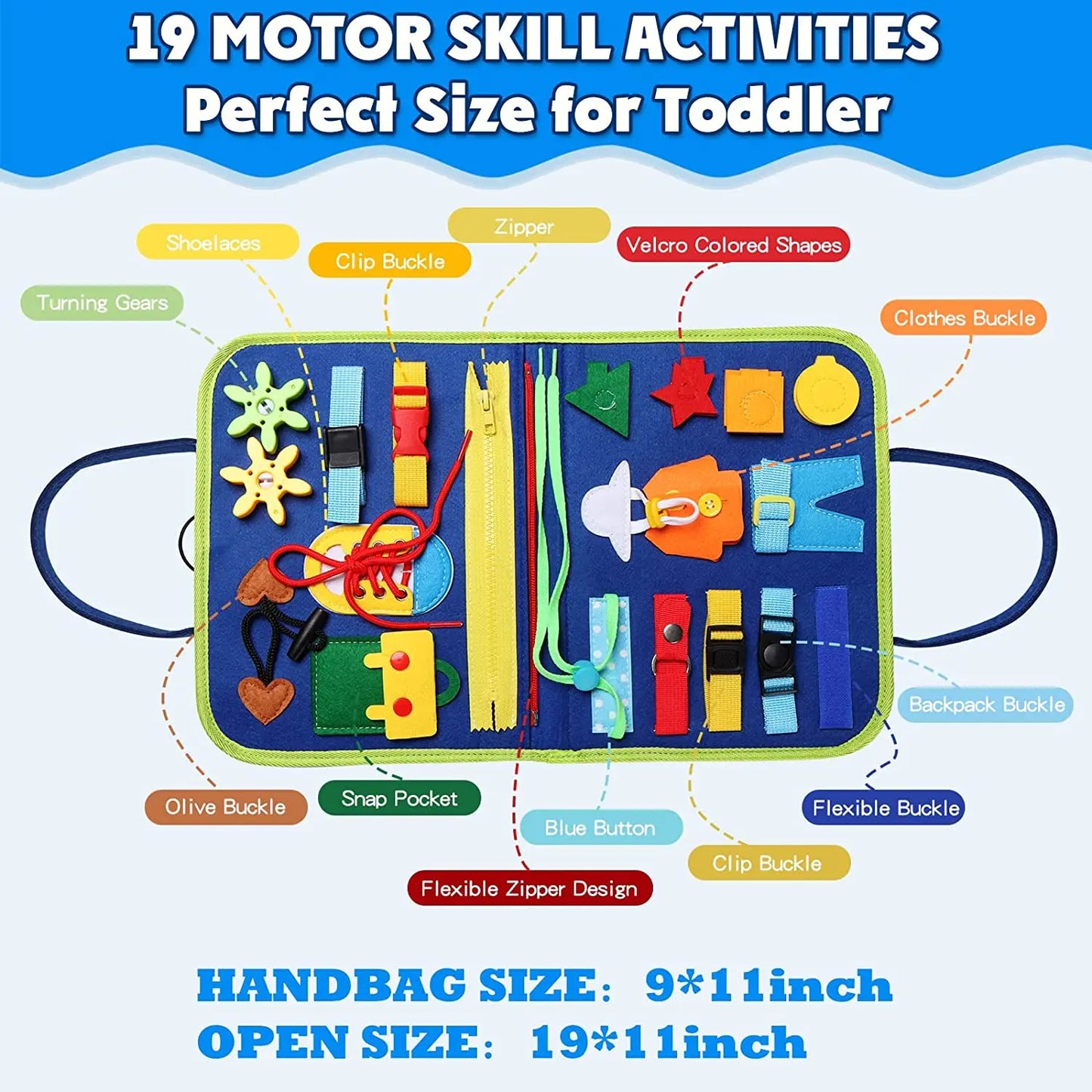 Montessori Sensory Busy Board