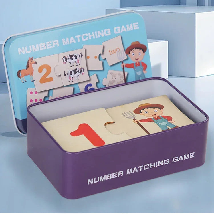 Wooden Math Puzzle for Toddlers