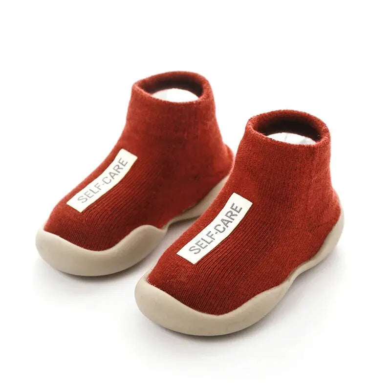 Soft Rubber Sole Baby Walker Shoes