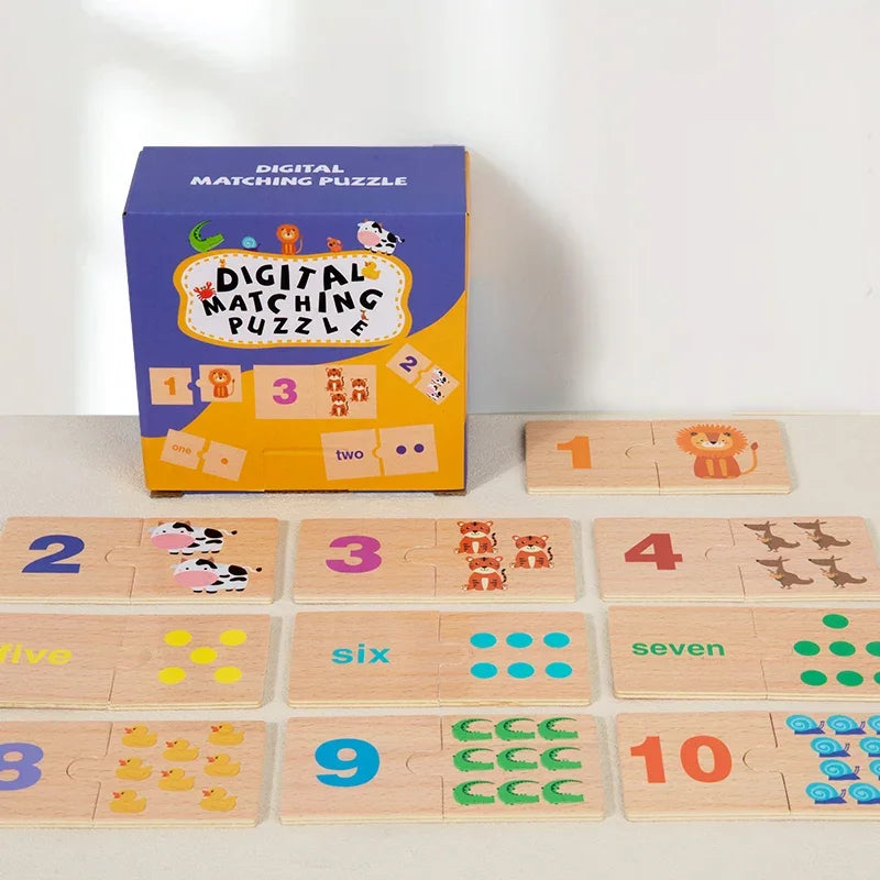 Wooden Math Puzzle for Toddlers