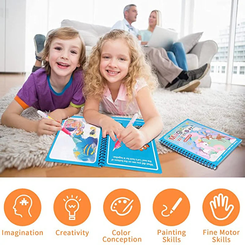 Reusable Magic Coloring Book