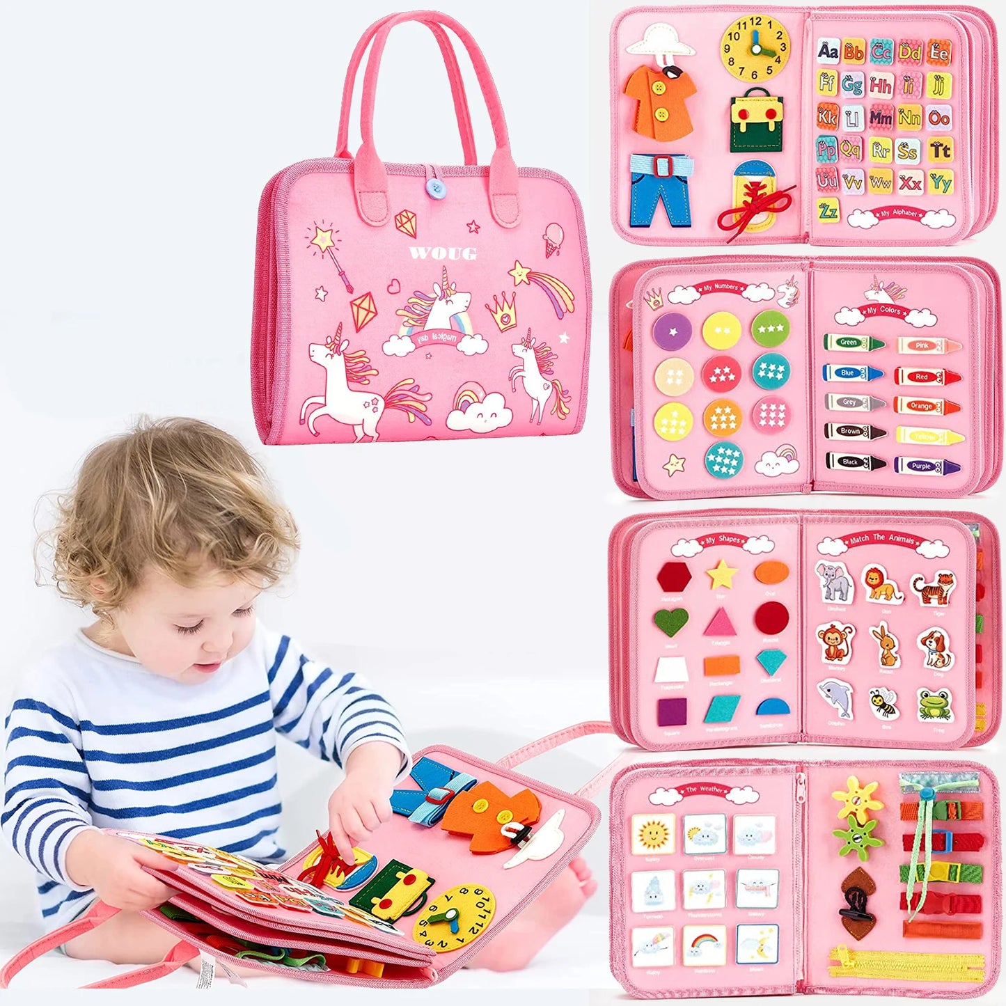 Montessori Sensory Busy Board