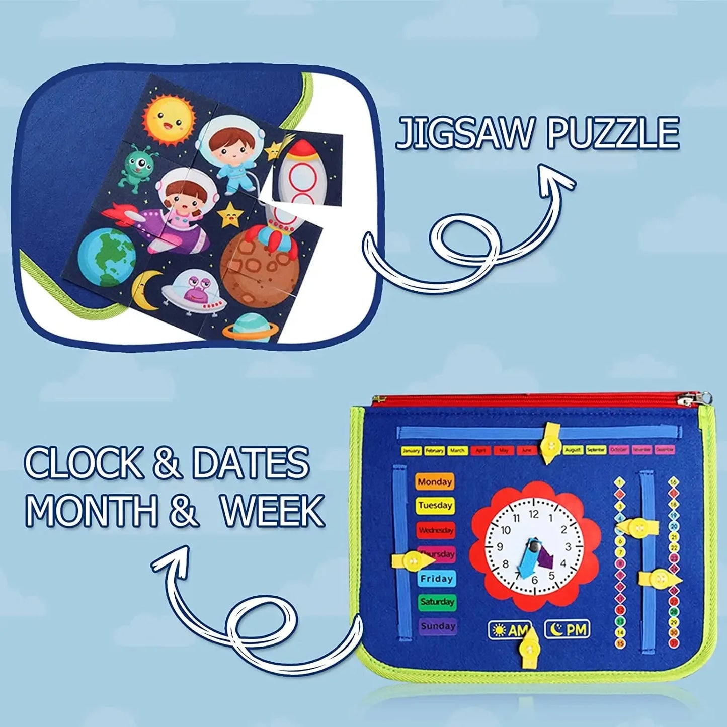 Montessori Sensory Busy Board