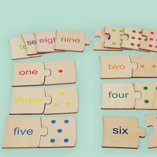 Wooden Math Puzzle for Toddlers