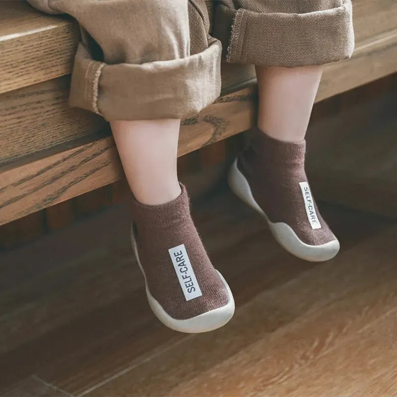 Soft Rubber Sole Baby Walker Shoes