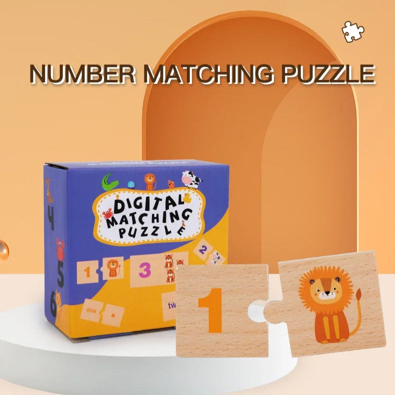 Wooden Math Puzzle for Toddlers