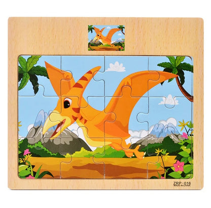Wooden Puzzle Set for Toddlers