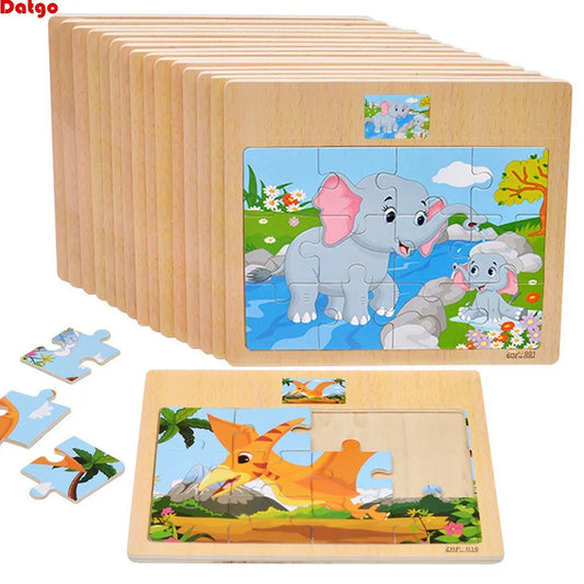 Wooden Puzzle Set for Toddlers