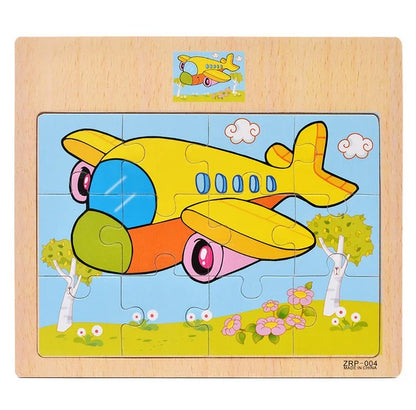 Wooden Puzzle Set for Toddlers