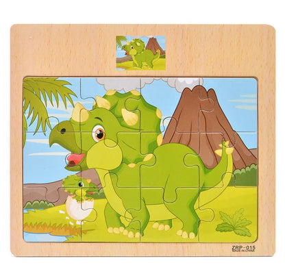 Wooden Puzzle Set for Toddlers