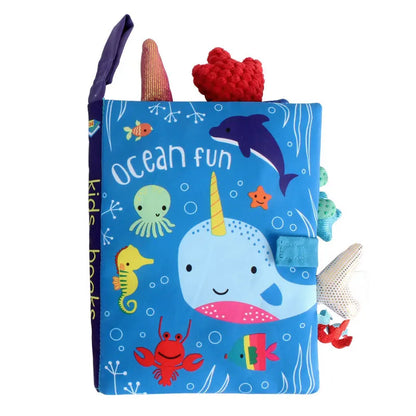 Baby Cloth Book with Tails