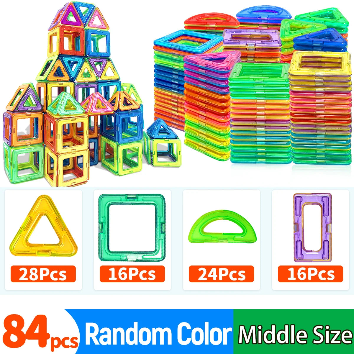 Magnetic STEM Blocks for Kids – Creative Learning Toy