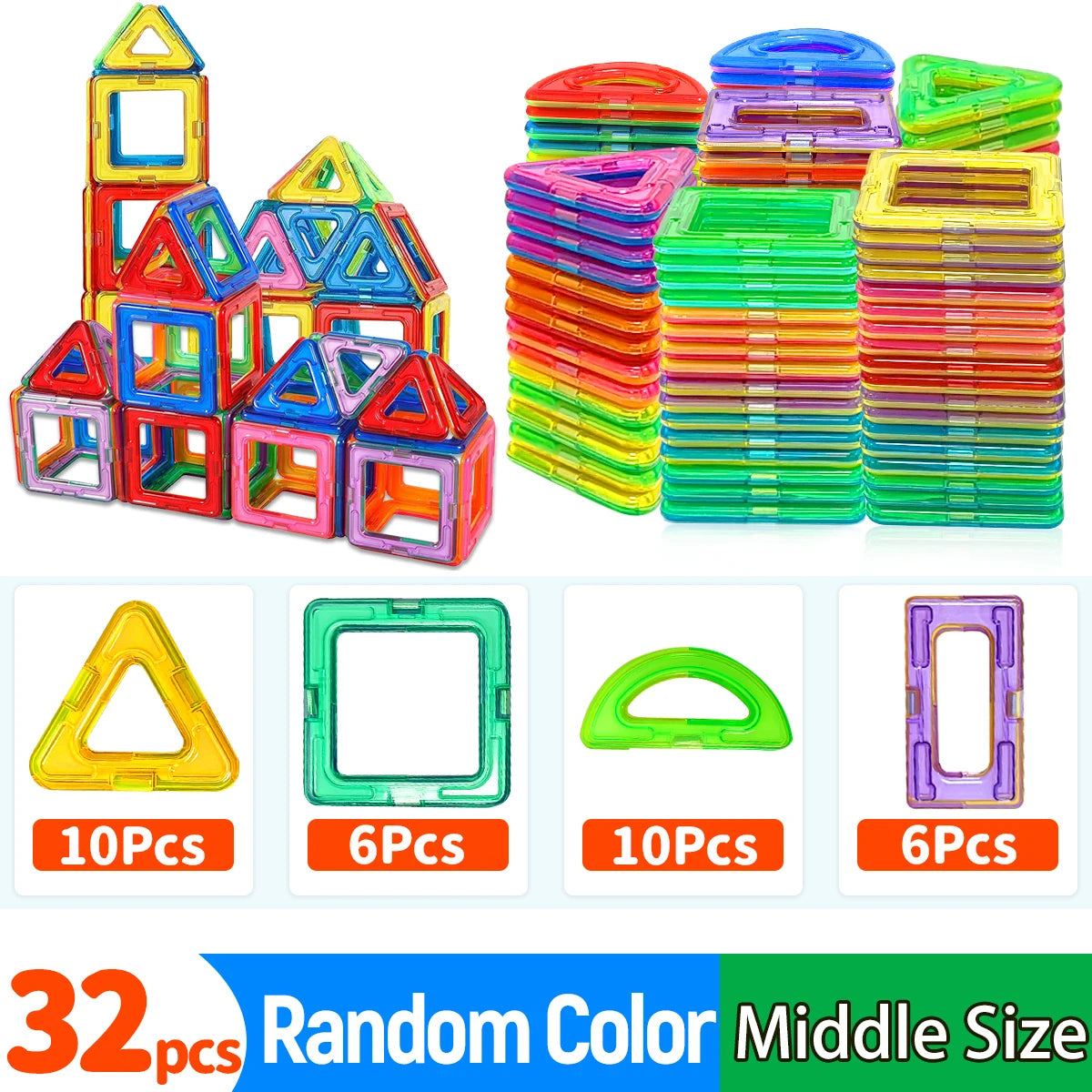 Magnetic STEM Blocks for Kids – Creative Learning Toy