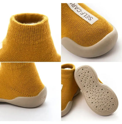 Soft Rubber Sole Baby Walker Shoes