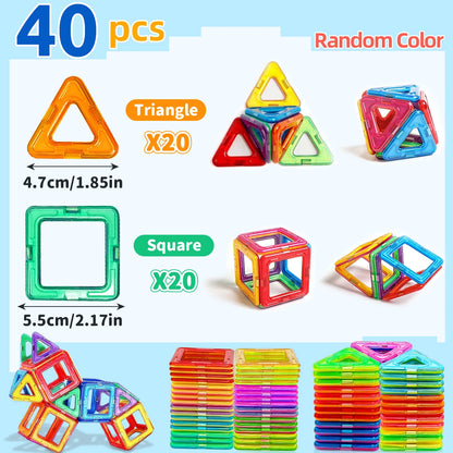 Magnetic STEM Blocks for Kids – Creative Learning Toy
