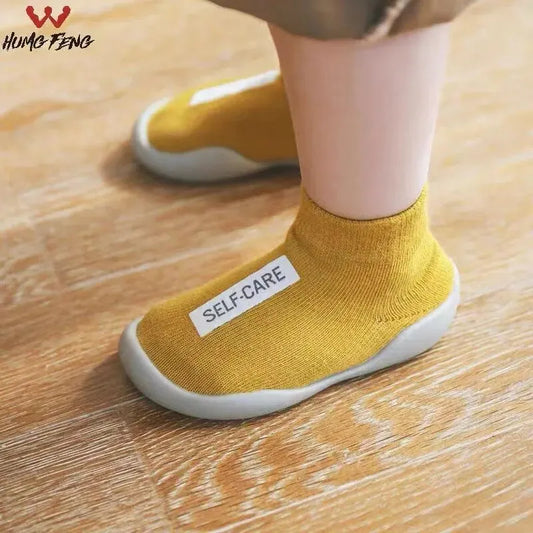 Soft Rubber Sole Baby Walker Shoes