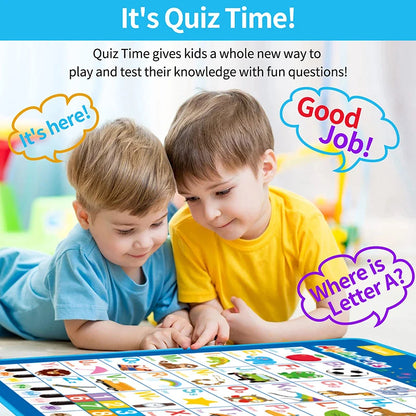 Fun Learning ABC & 123 Music Poster for Kids
