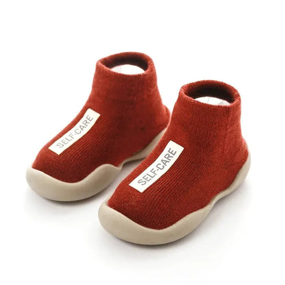 Soft Rubber Sole Baby Walker Shoes