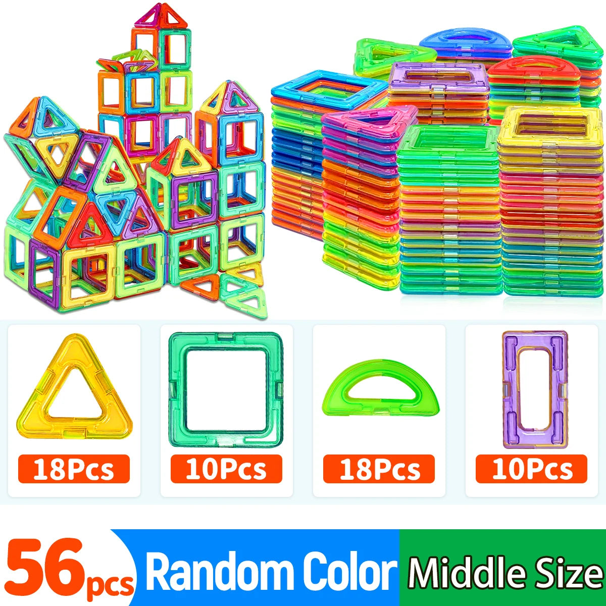 Magnetic STEM Blocks for Kids – Creative Learning Toy