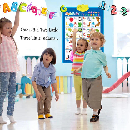Fun Learning ABC & 123 Music Poster for Kids