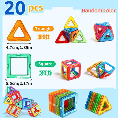 Magnetic STEM Blocks for Kids – Creative Learning Toy