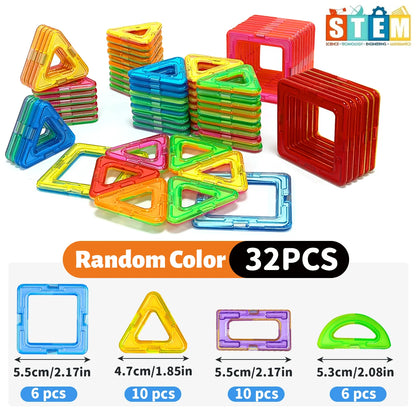 Magnetic STEM Blocks for Kids – Creative Learning Toy