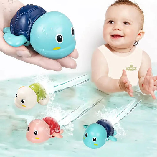Swimming Turtle Bath Toys for Kids – 3 Pack