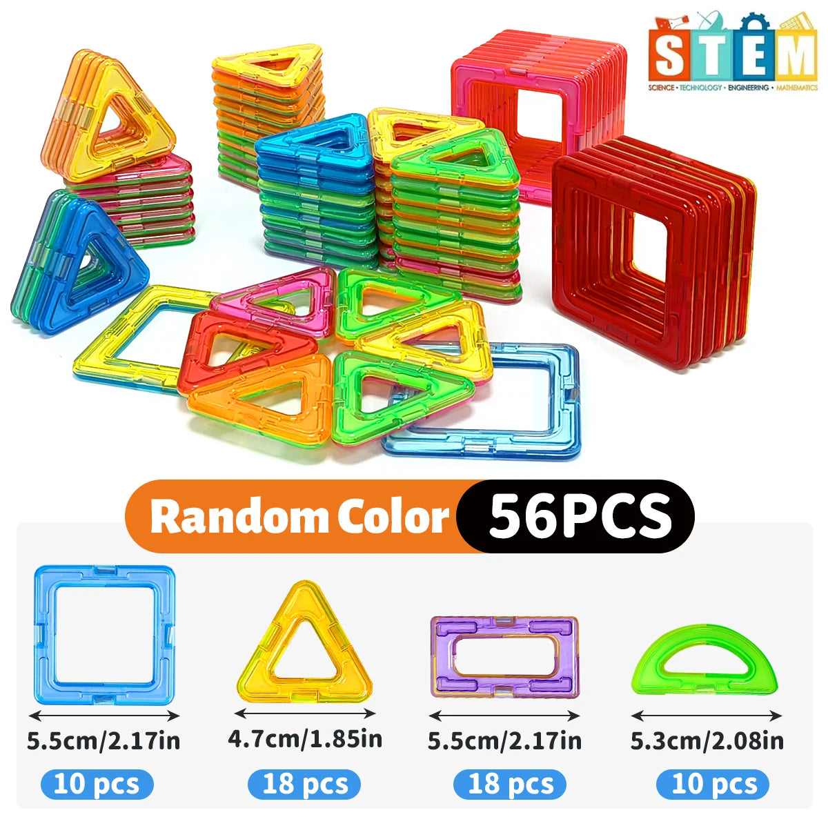 Magnetic STEM Blocks for Kids – Creative Learning Toy
